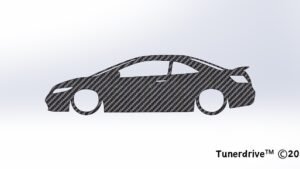 Civic EX Coupe wing 2006-2009 mk8