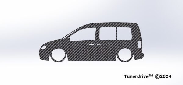 Caddy 2K Van side windows 2004-2011 mk3
